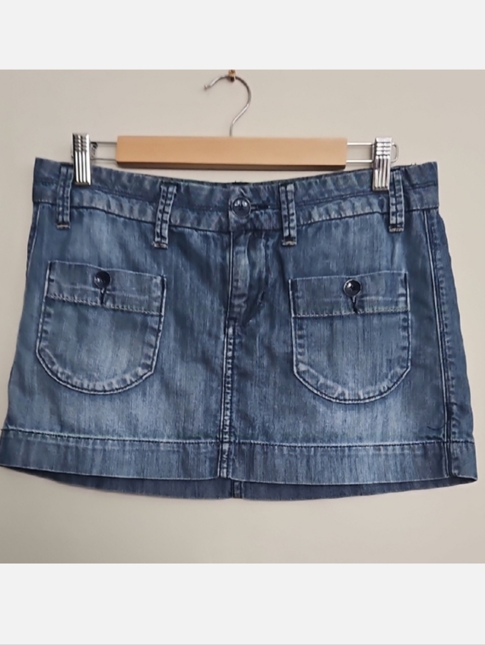 American Eagle Outfitters AE Jean Denim Mini Y2K Skirt Vintage Size 6